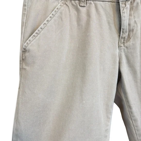 Free People 100% Cotton Chino Low Rise Khaki in Stone Size 0 #1991 - Picture 4 of 8